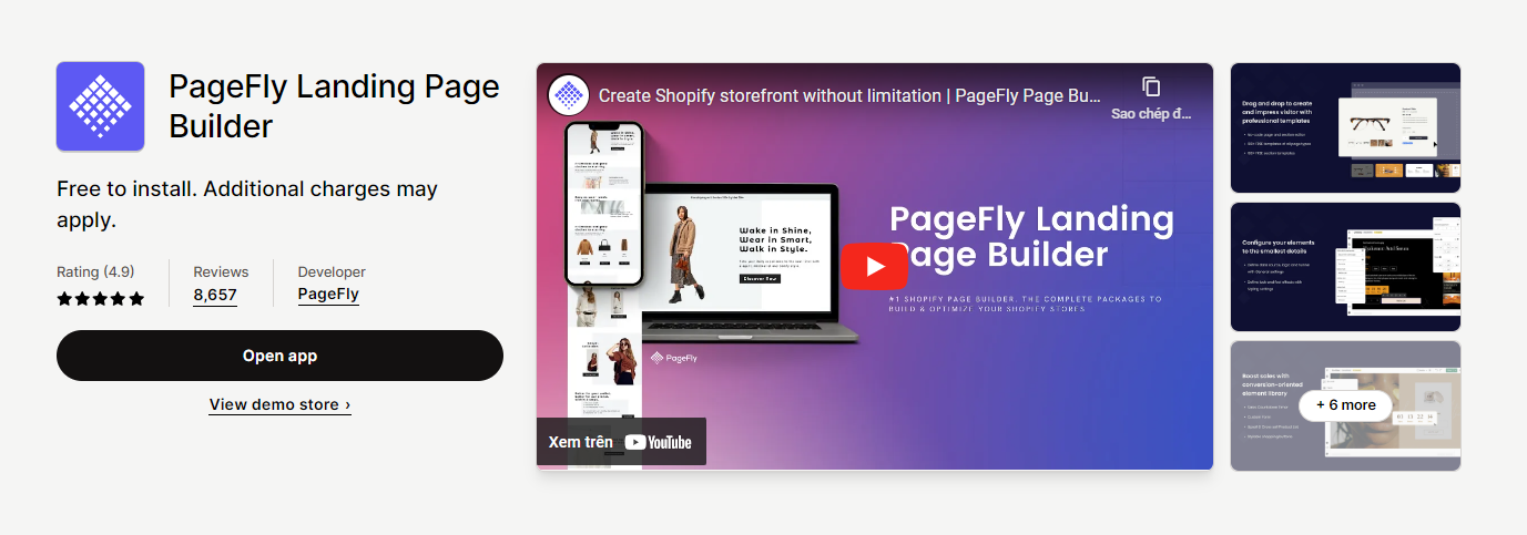 PageFly’s overview