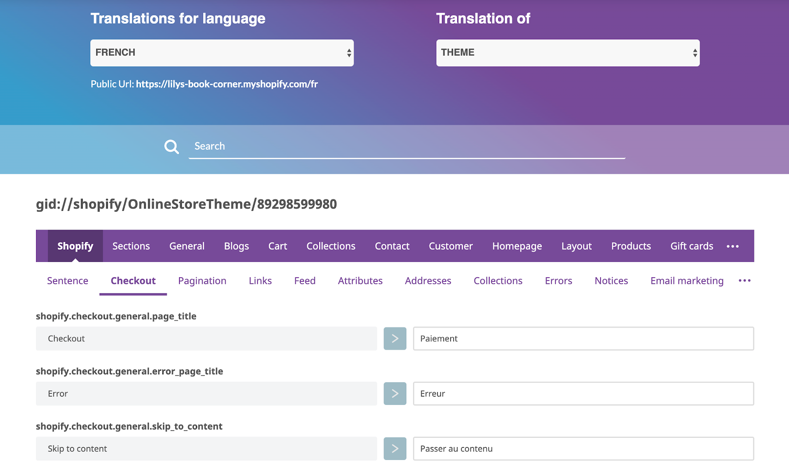 Shopify translation helps you translate your Shopify shop to another language