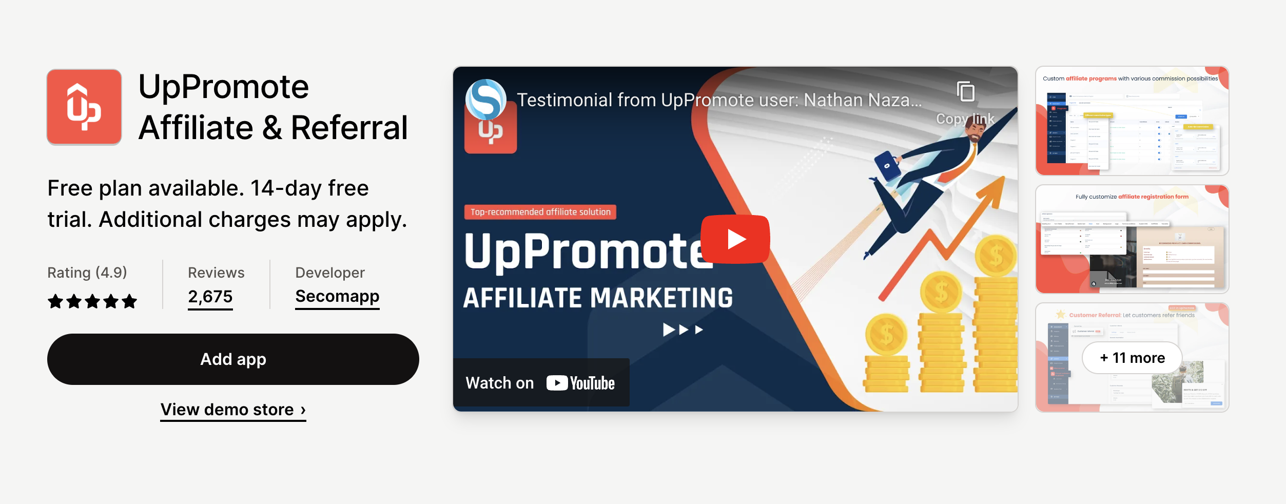 UpPromote: Affiliate & Referral